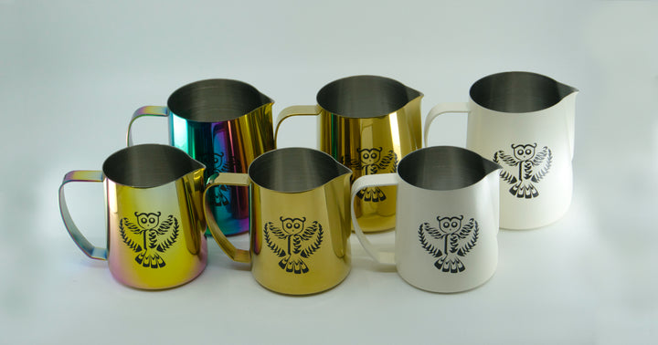 Dario Pieber Latte Art Milk Pitcher - Coffee Coaching Club