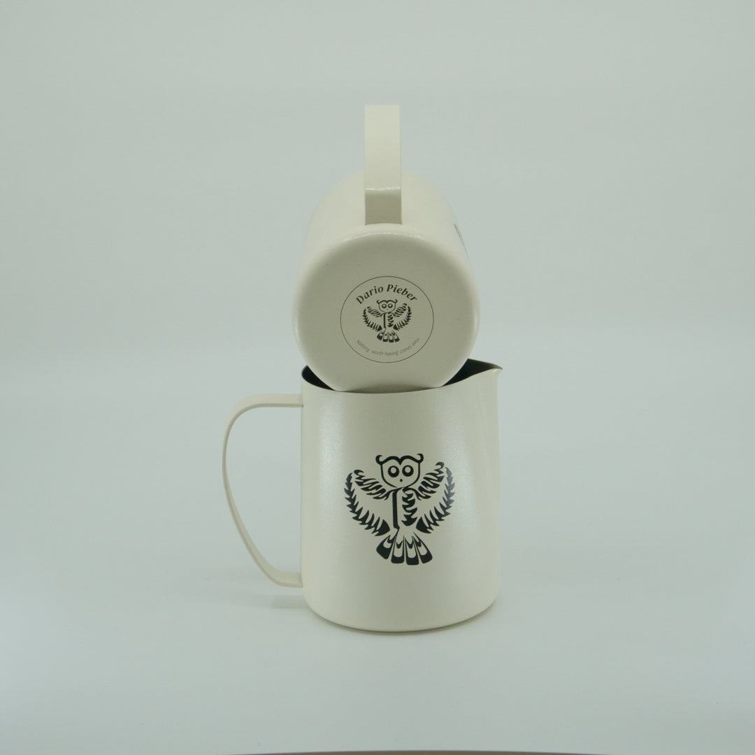 Dario Pieber Latte Art Milk Pitcher - Coffee Coaching Club