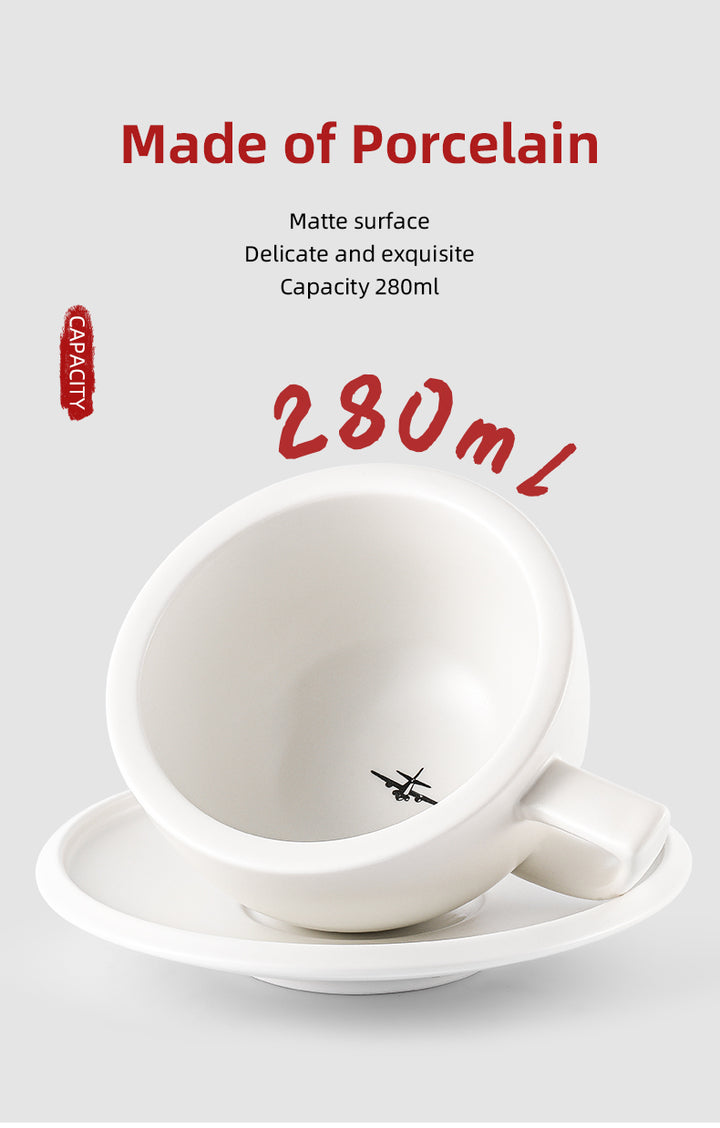 MHW 3BOMBER Taza de Cerámica 280 ml Albaricoque - Coffee Coaching Club