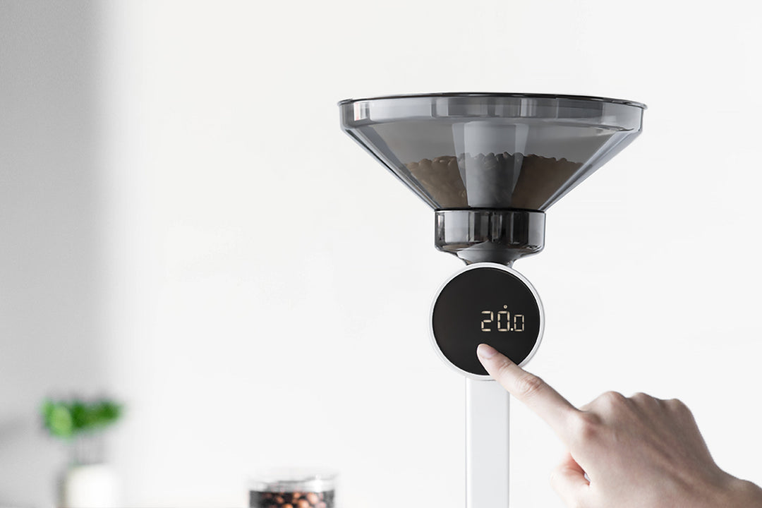 Acaia Orion, dosificador de granos - Blanco mate – Coffee Coaching Club 3