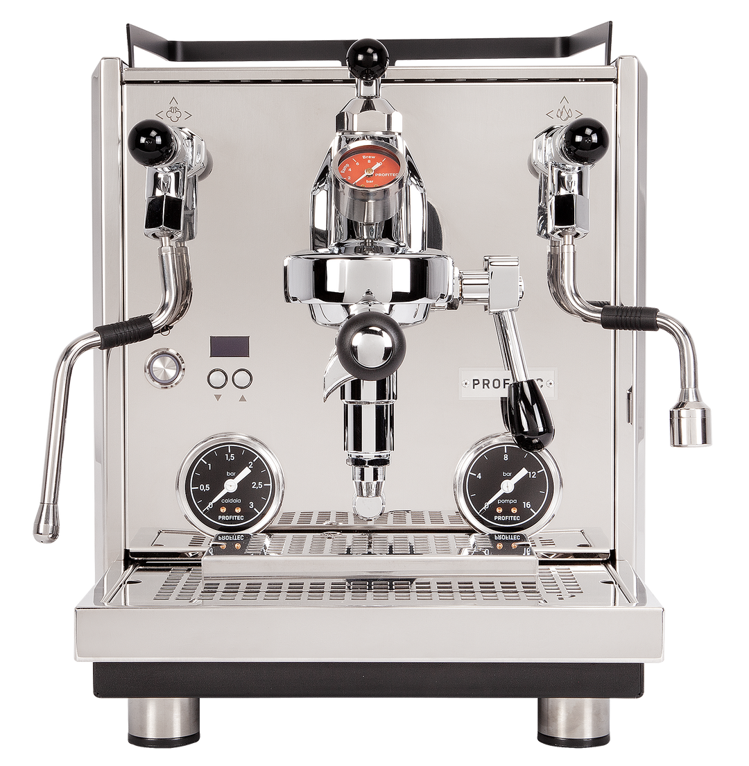 Profitec Pro 700 Drive dual boiler with flow control – front view – Coffee Coaching Club 1