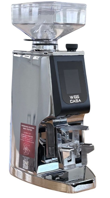 Eureka Atom W 65 Casa, Chrom – Coffee Coaching Club