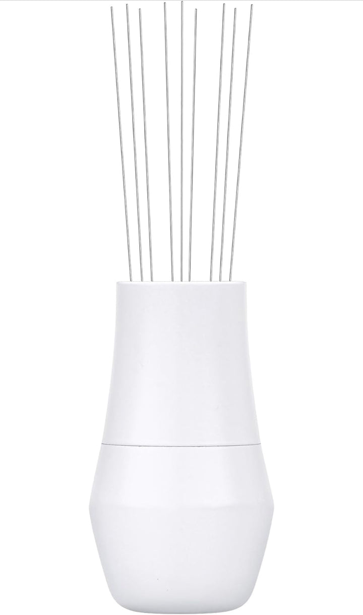 Normcore WDT Tool white distributes coffee grounds evenly – Coffee Coaching Club 7