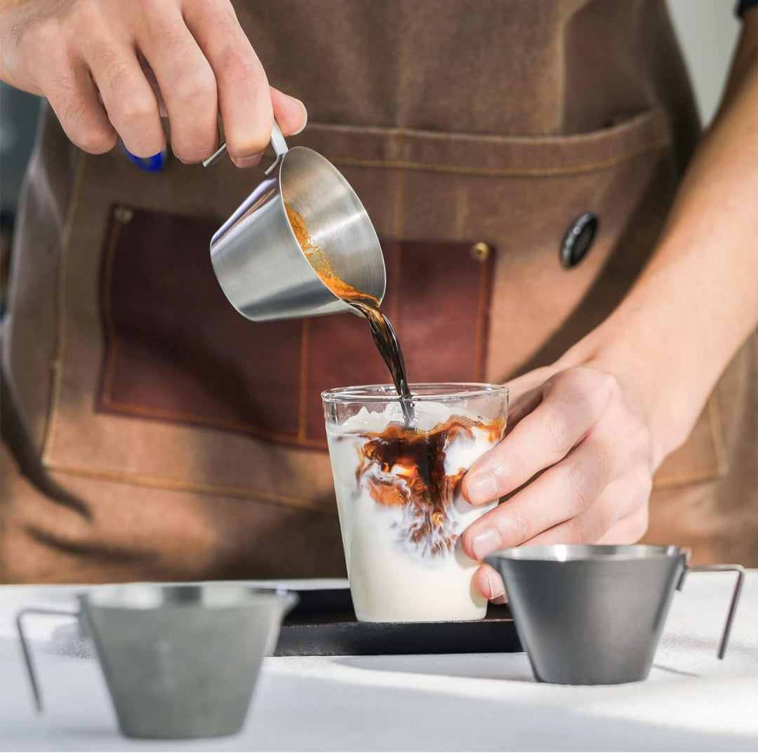 MHW3-BOMBER Vaso Medidor de Espresso/Granos, Set de 2 Piezas - Coffee Coaching Club