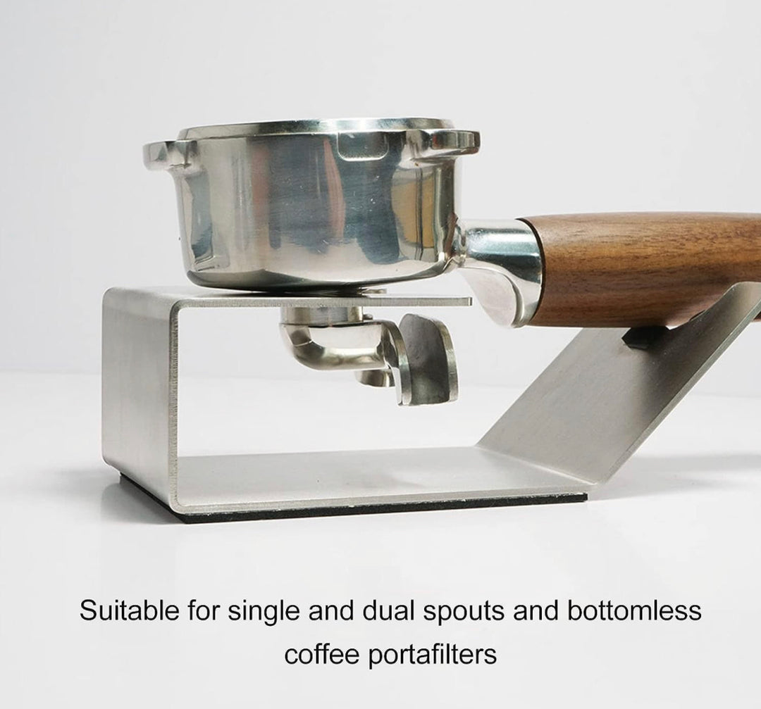 Station de tassage en acier inoxydable - Coffee Coaching Club