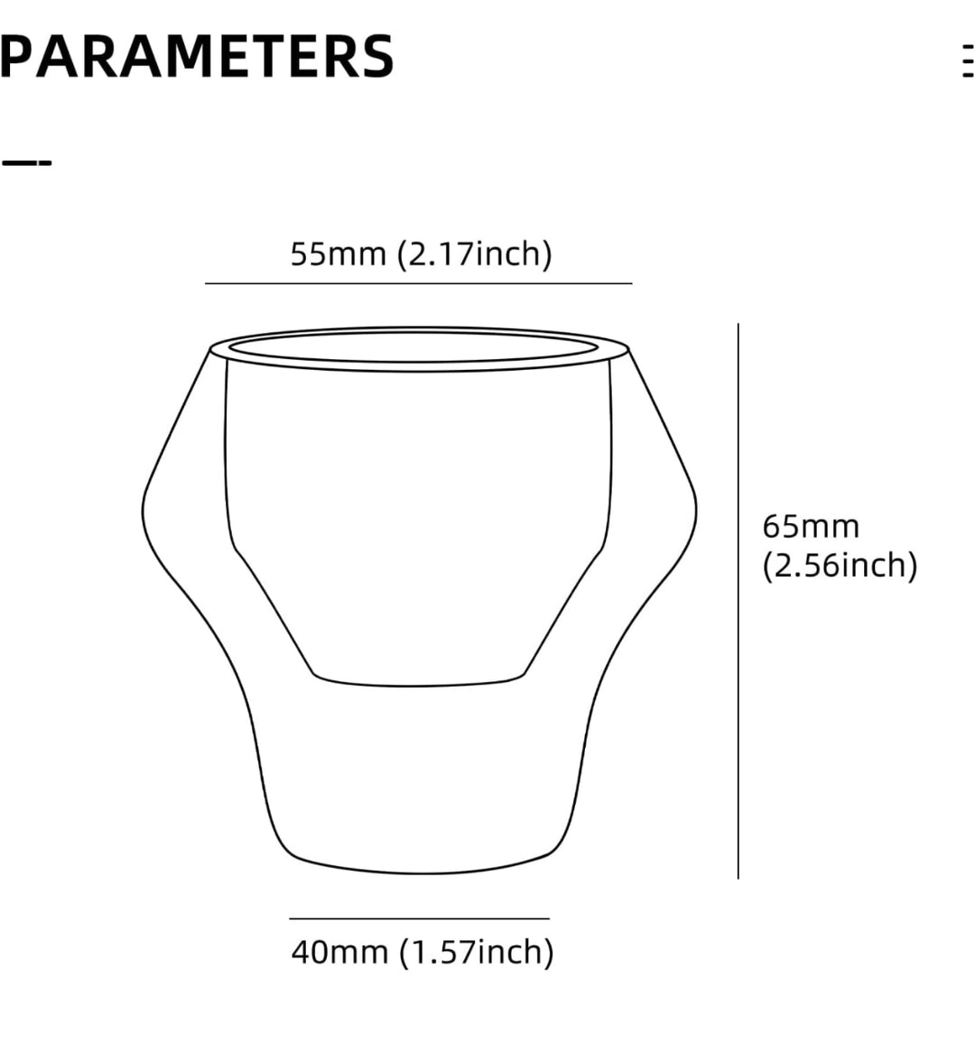 MHW3-BOMBER Vaso de Espresso de Doble Pared, Set de 2 Piezas - Coffee Coaching Club