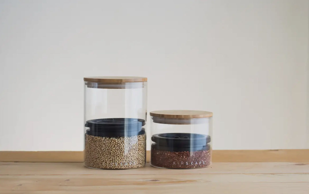 Airscape 250g verre borosilicate récipient de conservation hermétique - Coffee Coaching Club