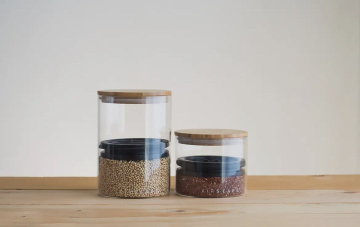 Airscape 250g verre borosilicate récipient de conservation hermétique - Coffee Coaching Club