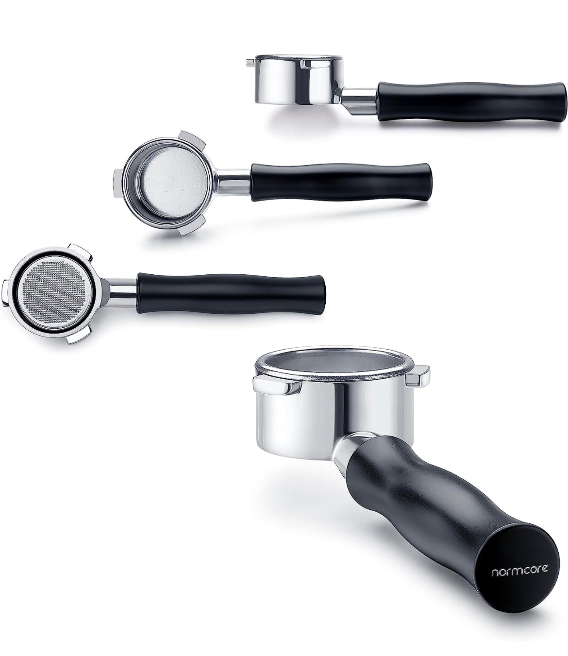 Normcore bodenloser Siebträger Sage Breville 54 mm – Coffee Coaching Club 1
