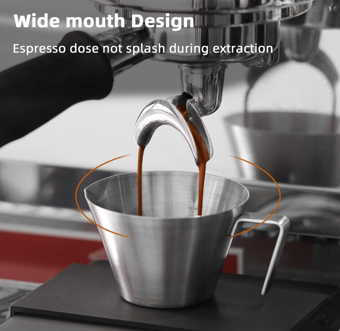 MHW3-BOMBER Vaso Medidor de Espresso/Granos, Set de 2 Piezas - Coffee Coaching Club