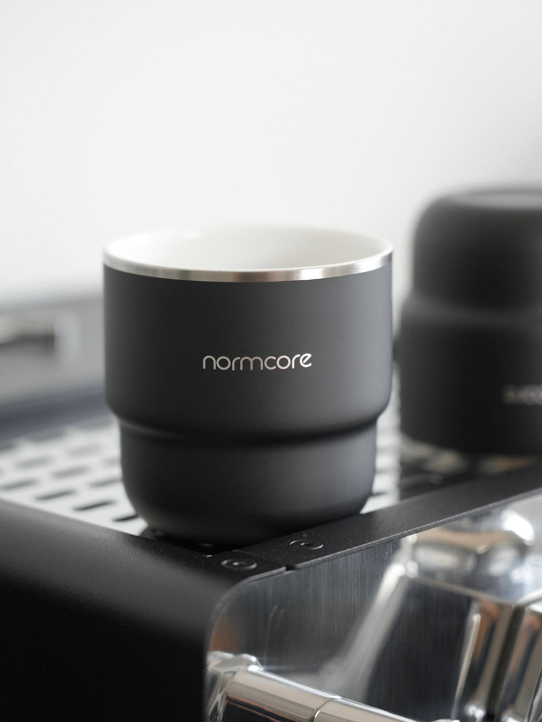 Tasses à espresso Normcore lot de 2 acier inoxydable – Coffee Coaching Club 1