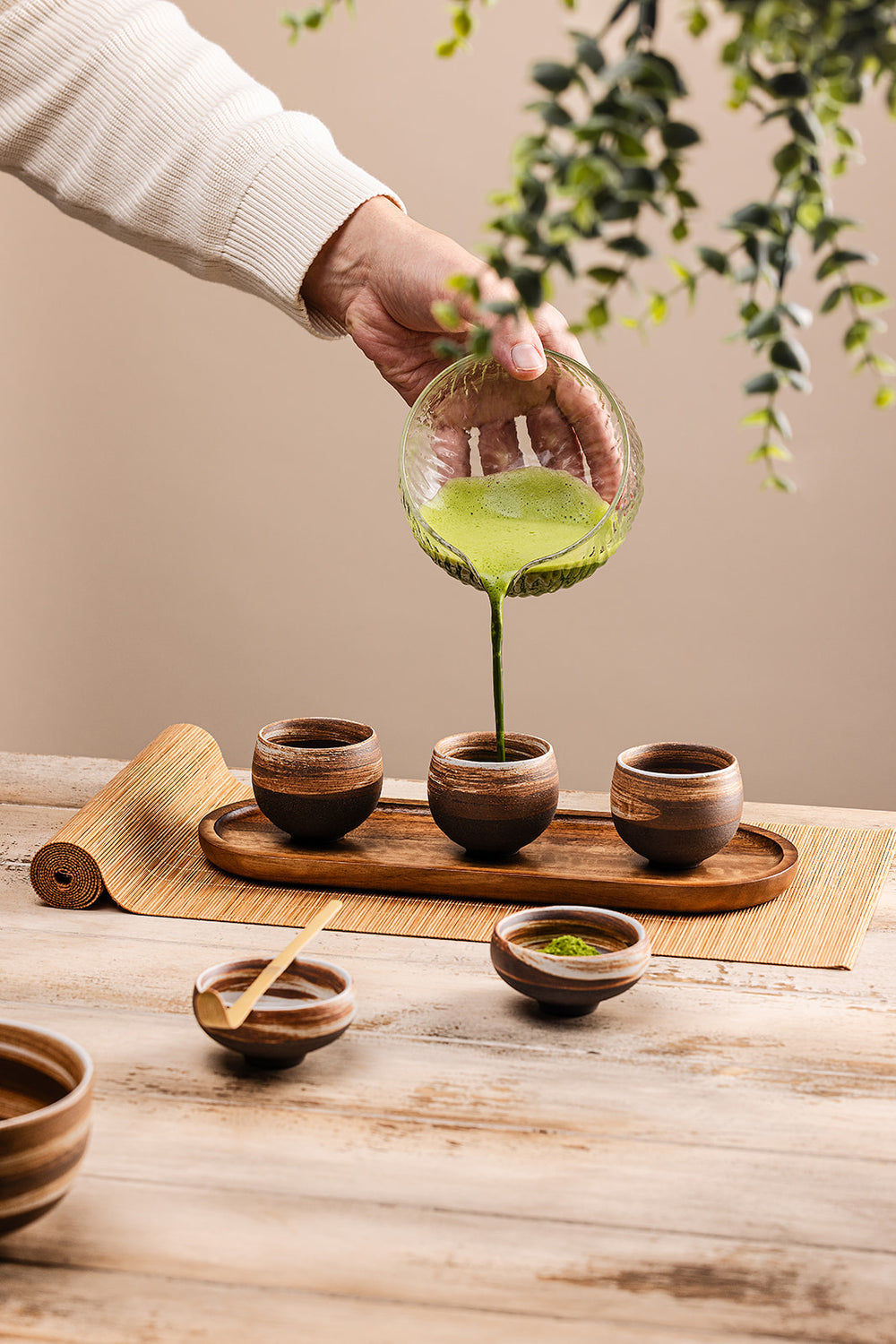 Matcha bamboo scoop - Coffee Coaching Club