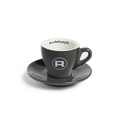 Rocket, juego de tazas de espresso #Rocketpeople gris, set de 6 – Coffee Coaching Club 1