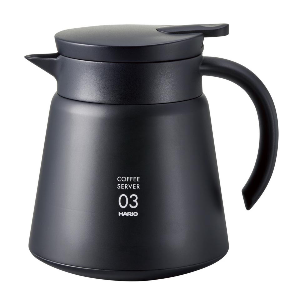 Hario V60 insulated stainless steel carafe 800 - black - Coffee Coaching Club