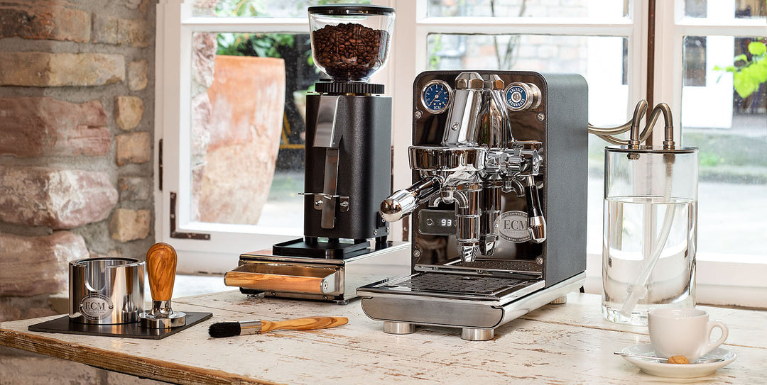 ECM Puristika schmales Gehäuse – Seitenansicht – Coffee Coaching Club 4