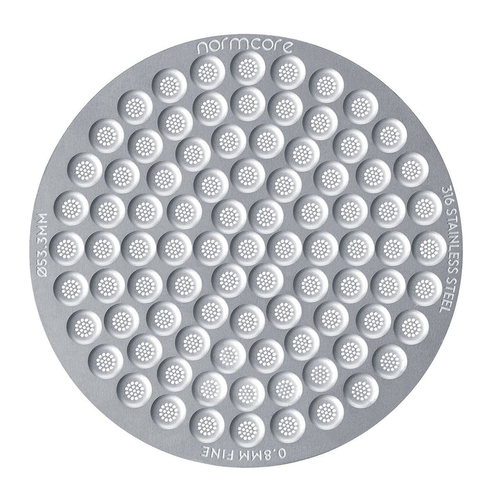 Normcore Ultra-Slim Puck Screen 53.3/54 mm 0,8 mm de acero inoxidable 316 – Coffee Coaching Club 1