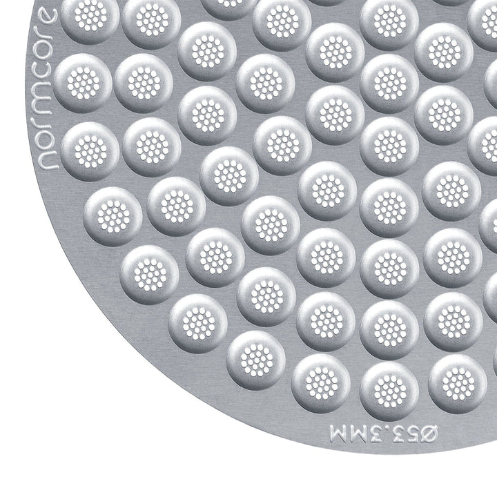 Normcore Puck Screen 53.3 mm sobre el lecho de café – Coffee Coaching Club 3