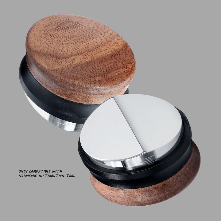 Normcore Mango de Madera de Nogal para Leveler y Distributor 58,5 mm – Coffee Coaching Club 1