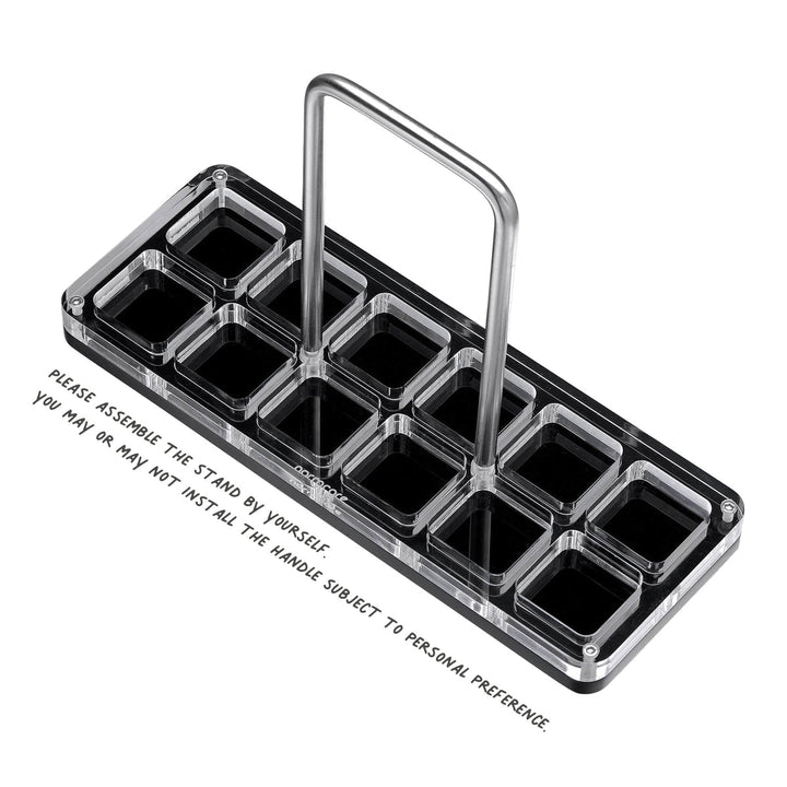 Normcore bean tubes set of 12 tinted acrylic stand – Coffee Coaching Club 4