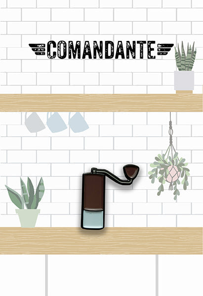 Comandante Pin Esmaltado: ¡Muestra tu pasión por el café! - Coffee Coaching Club