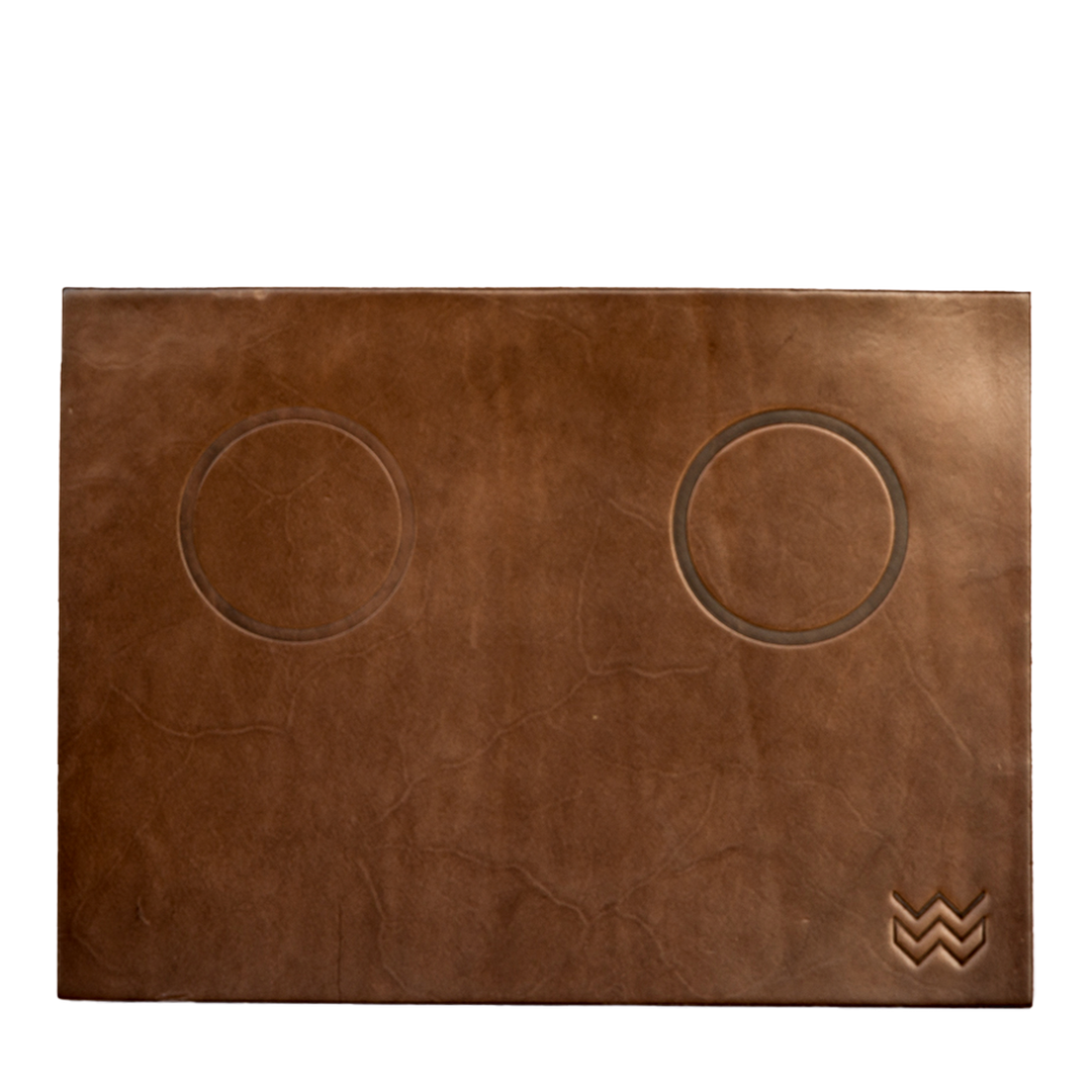 Weber Workshops leather tamping mat brown – Coffee Coaching Club 1
