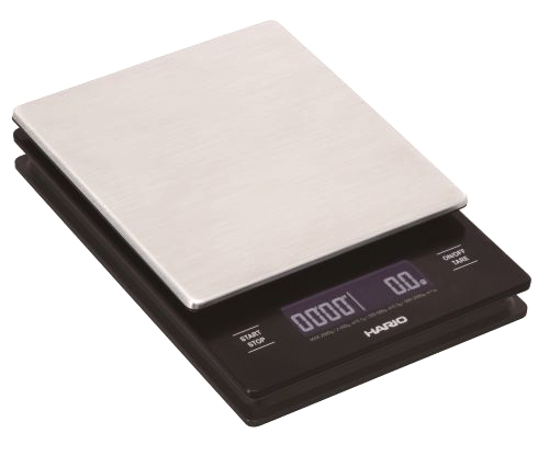 Balance à égouttement métallique Hario V60 – rechargeable – Coffee Coaching Club