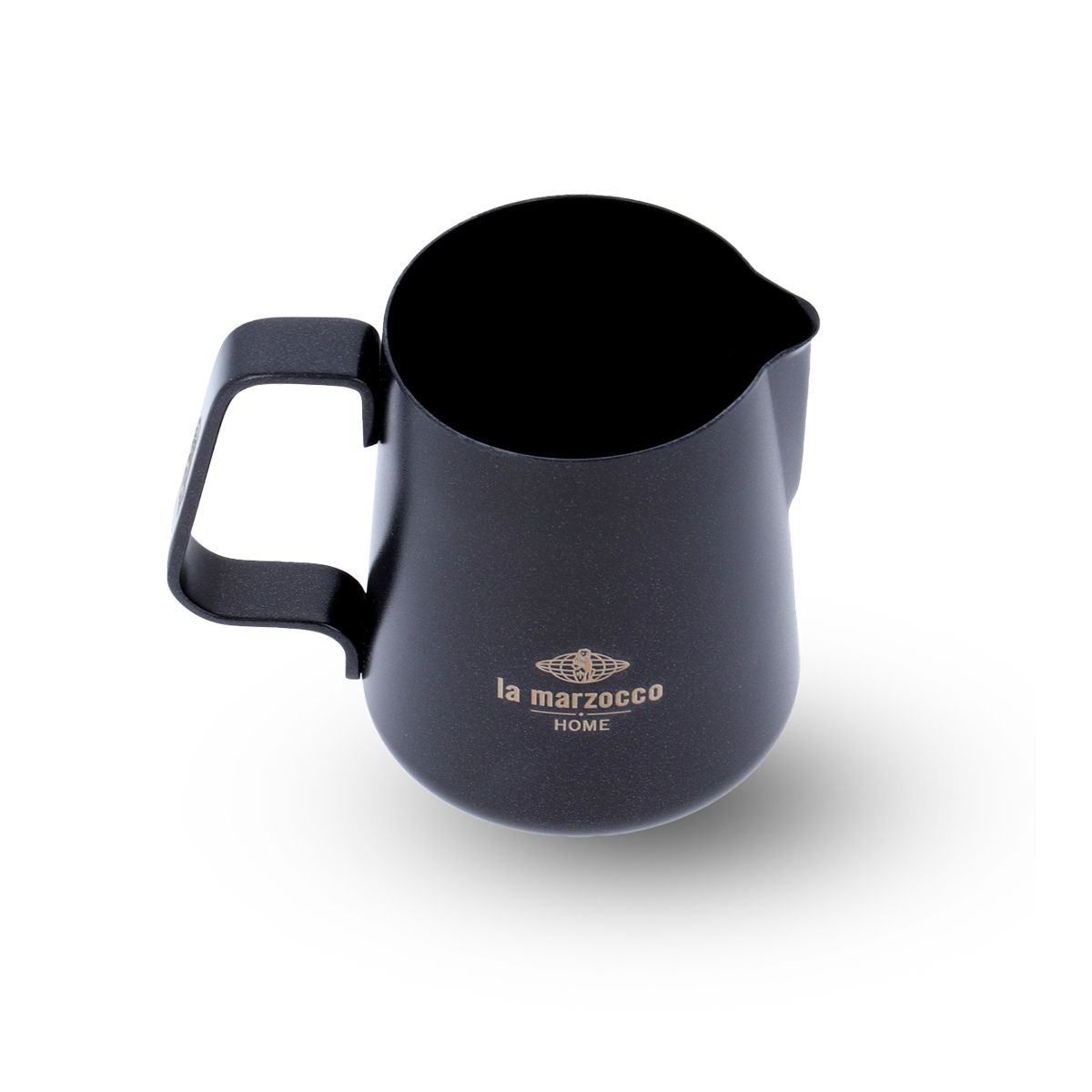 La Marzocco Lattiera 35 cl Nera in Acciaio Inox – Coffee Coaching Club 1