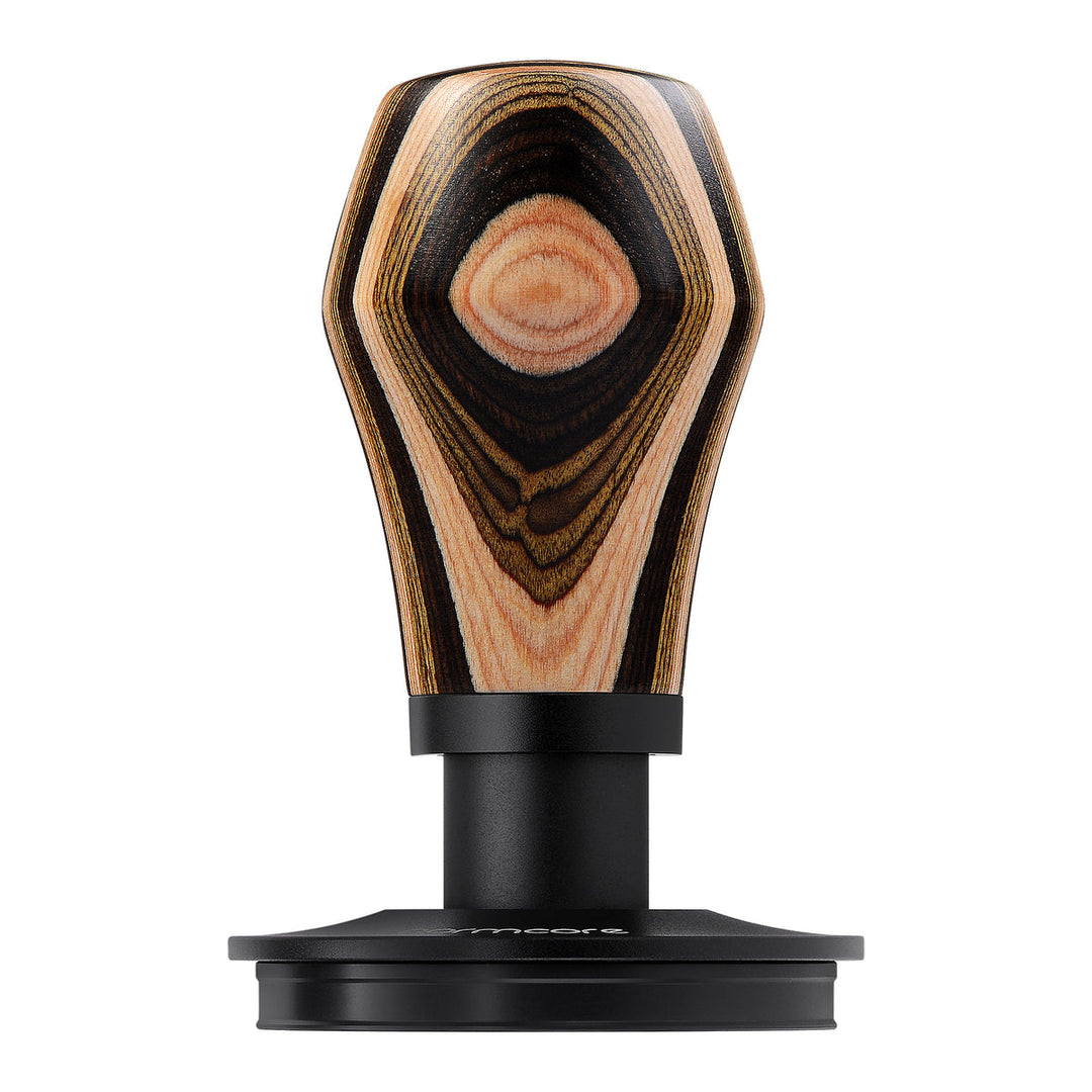 Normcore Tamper Madera Veteada placa autonivelante – Coffee Coaching Club 5