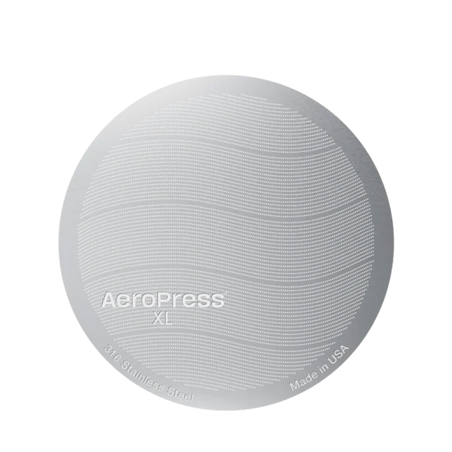 AeroPress XL Stainless Steel Filter Reusable - Coffee Coaching Club