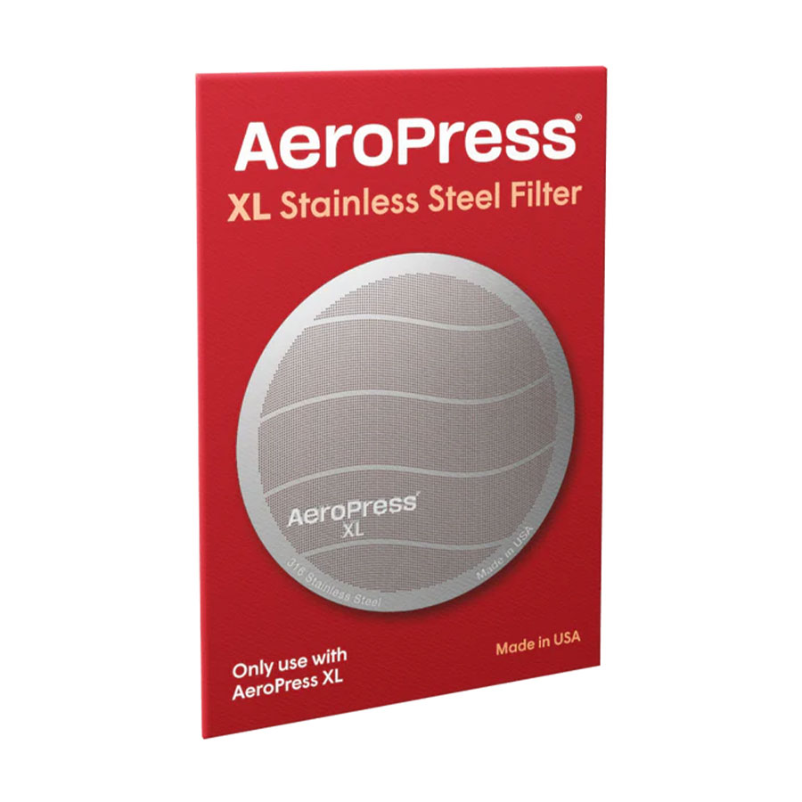AeroPress XL Stainless Steel Filter Reusable - Coffee Coaching Club