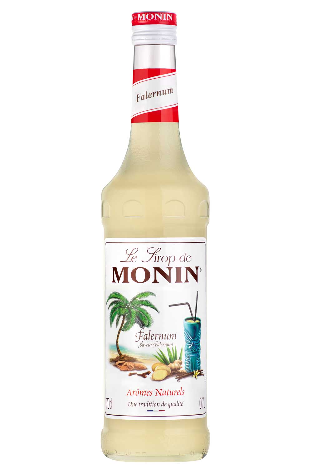 MONIN Xarope Falernum – Tempero tiki sem álcool para cocktails e mocktails - Coffee Coaching Club