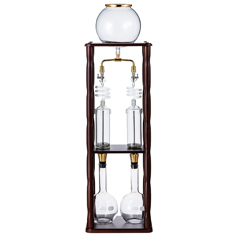 Hario Water Dripper Wood 2 L Cold-Drip-Turm WDW-20 Holzgestell und Glas – Coffee Coaching Club 1