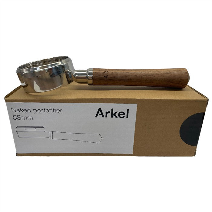 Arkel Premium Siebträger 58mm aus Holz und Edelstahl – Coffee Coaching Club