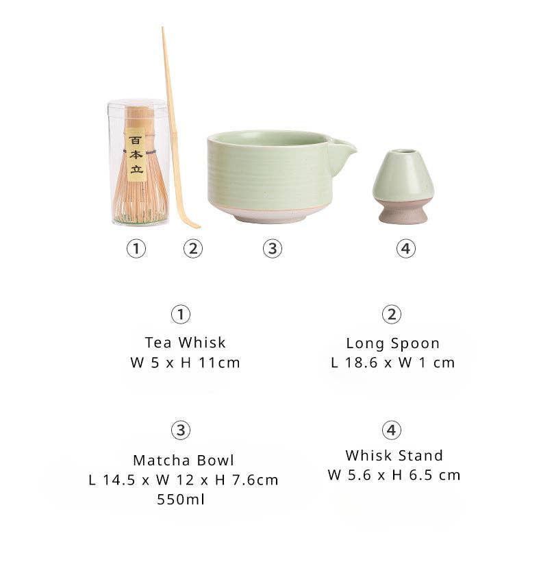 Gohobi - Gohobi Colourful Ceramic Bowl Matcha Set: Yellow - Coffee Coaching Club
