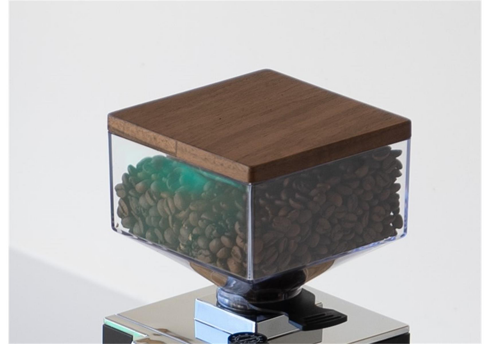 Tapa de madera para tolva de café de la Eureka Mignon Design, WENGE - Coffee Coaching Club