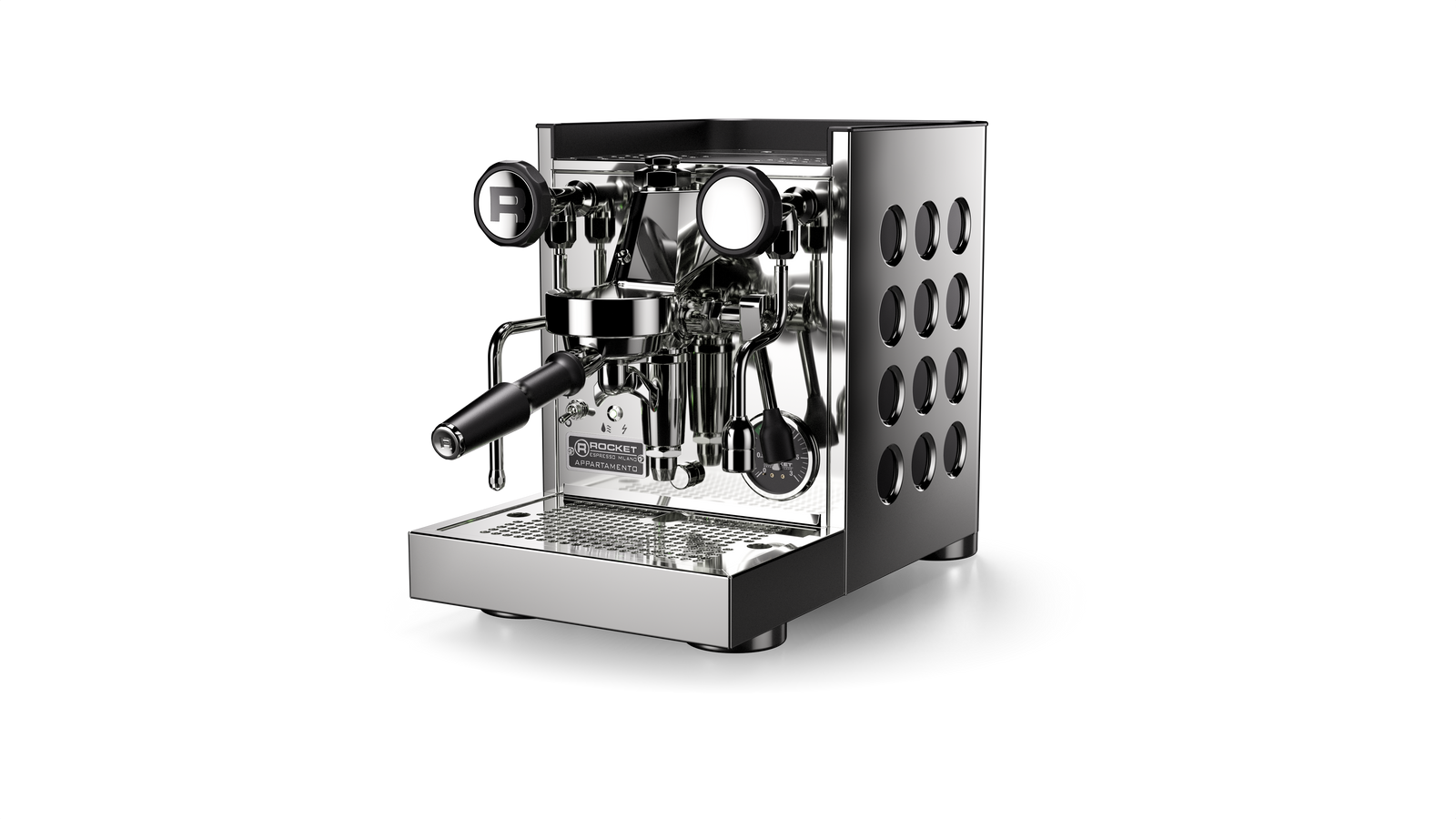 Rocket Appartamento TCA Edelstahl Schwarz E61-Brühgruppe – Coffee Coaching Club 2