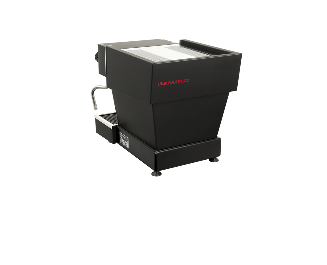 La Marzocco Linea Micra em Preto – Vista frontal – Coffee Coaching Club