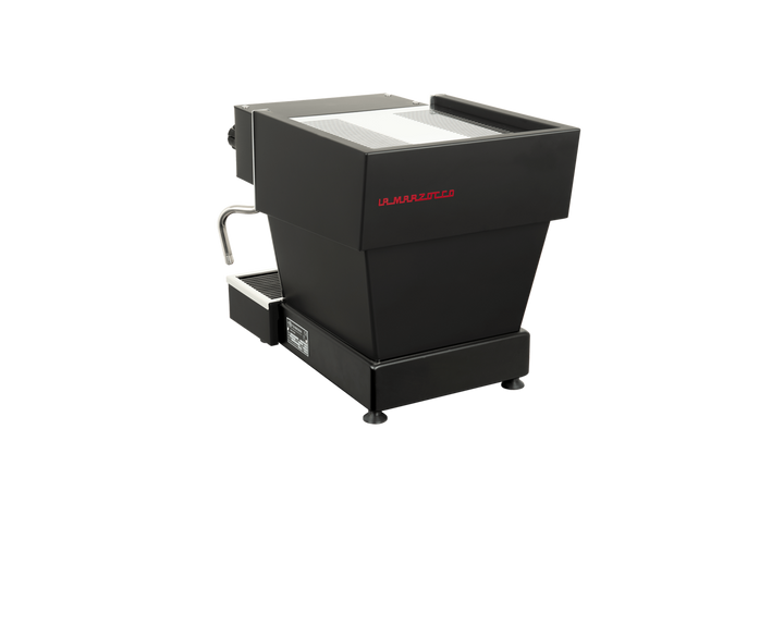 La Marzocco Linea Micra em Preto – Vista frontal – Coffee Coaching Club