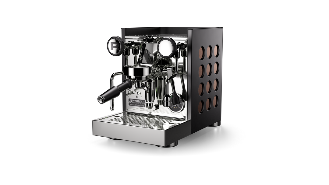 Machine à espresso à échangeur thermique Rocket Appartamento TCA noir cuivre – Coffee Coaching Club 1