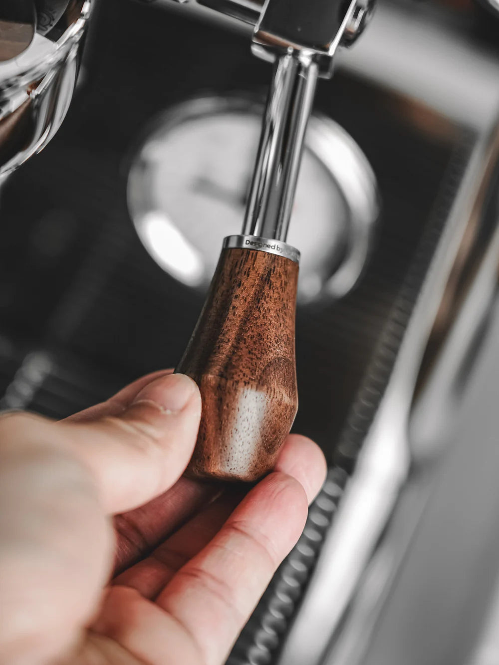 Normcore E61 Lever Knob Walnuss M8-Gewinde – Coffee Coaching Club 3