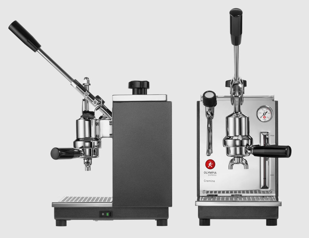 Olympia Express Cremina, vista laterale – Coffee Coaching Club 11