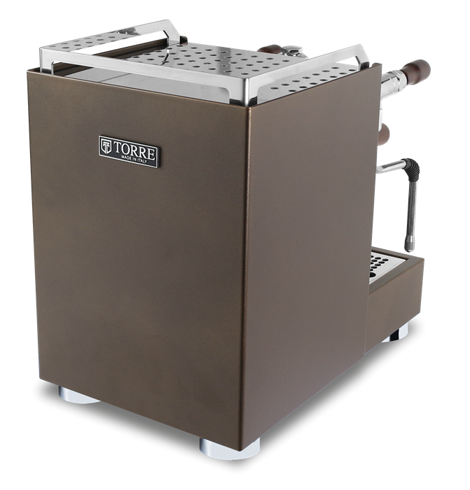 Torre Luigino Cool Touch in Bronze mit ERGOLIFT – Coffee Coaching Club