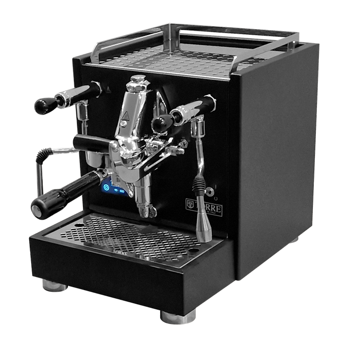 Torre Peppina EVO Premium Dual-Boiler in Komplett Schwarz – Coffee Coaching Club