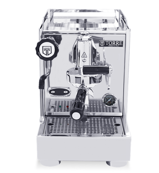 Torre Pierino espresso machine with rotary dial and PID control – Coffee Coaching Club