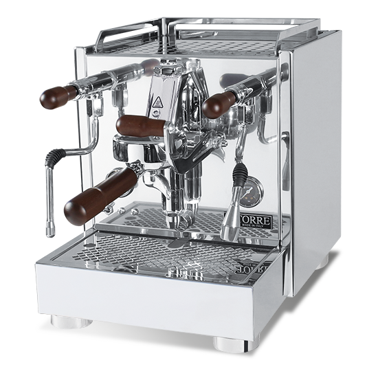 Torre Teresina RS mit Walnuss-Holzakzent und Rotationspumpe – Coffee Coaching Club