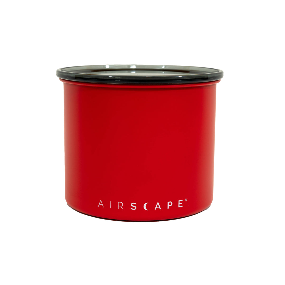 Airscape 250g rouge acier inoxydable récipient de conservation hermétique - Coffee Coaching Club
