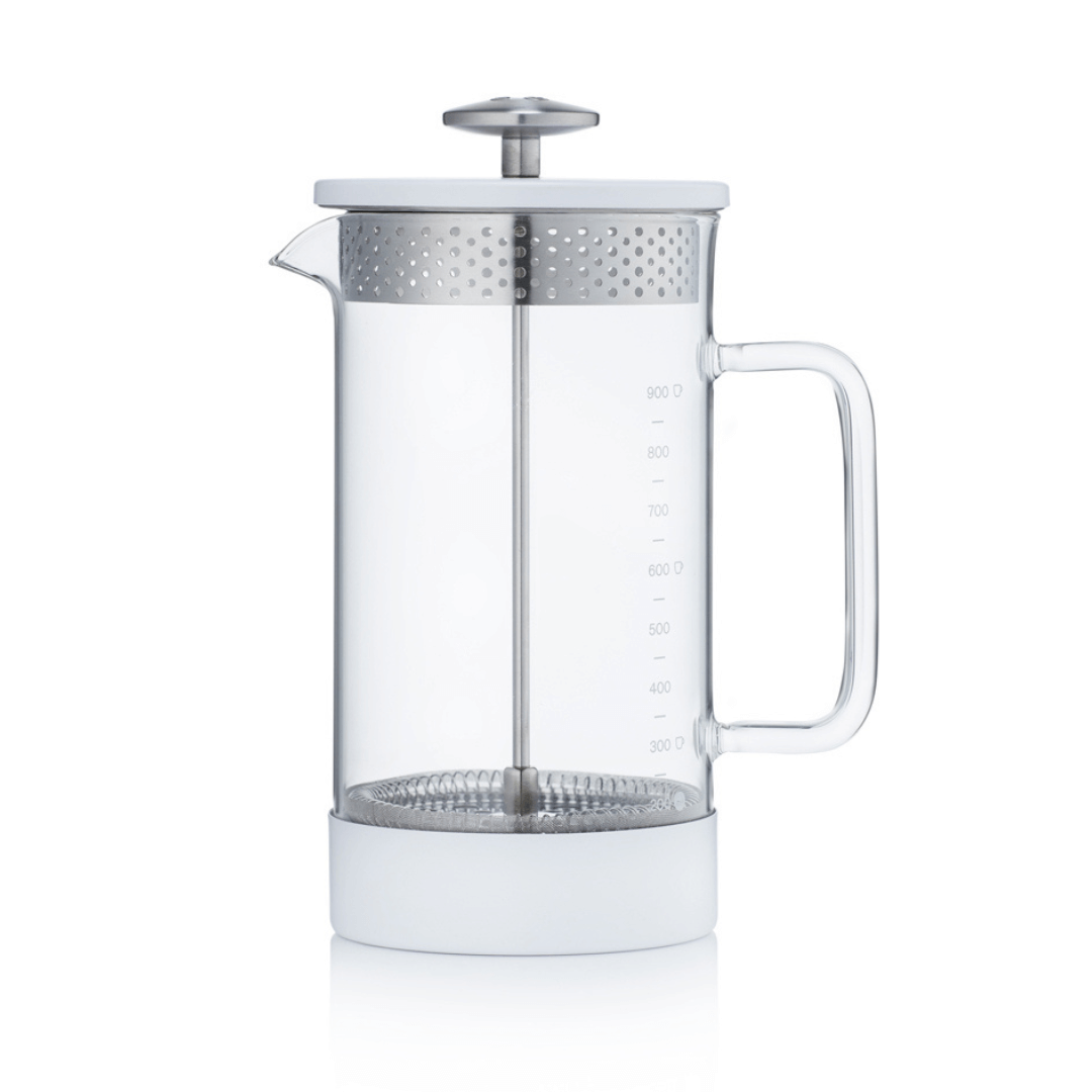 Plastic Free French Press - Core Coffee Press 1000 ml - blanco - Coffee Coaching Club