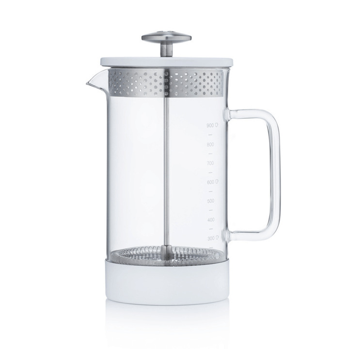 Plastic Free French Press - Core Coffee Press 1000 ml - blanco - Coffee Coaching Club