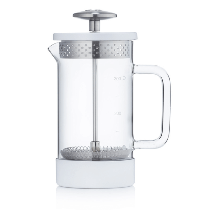 Plastic Free French Press - Core Coffee Press 350 ml - Blanc - Coffee Coaching Club