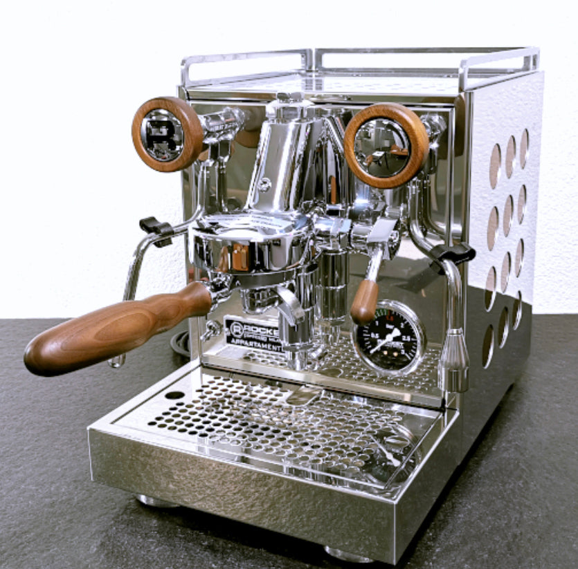 Manico per leva vapore / leva erogazione in noce nero - Coffee Coaching Club